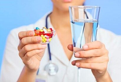 Taking antibiotics for the treatment of cystitis